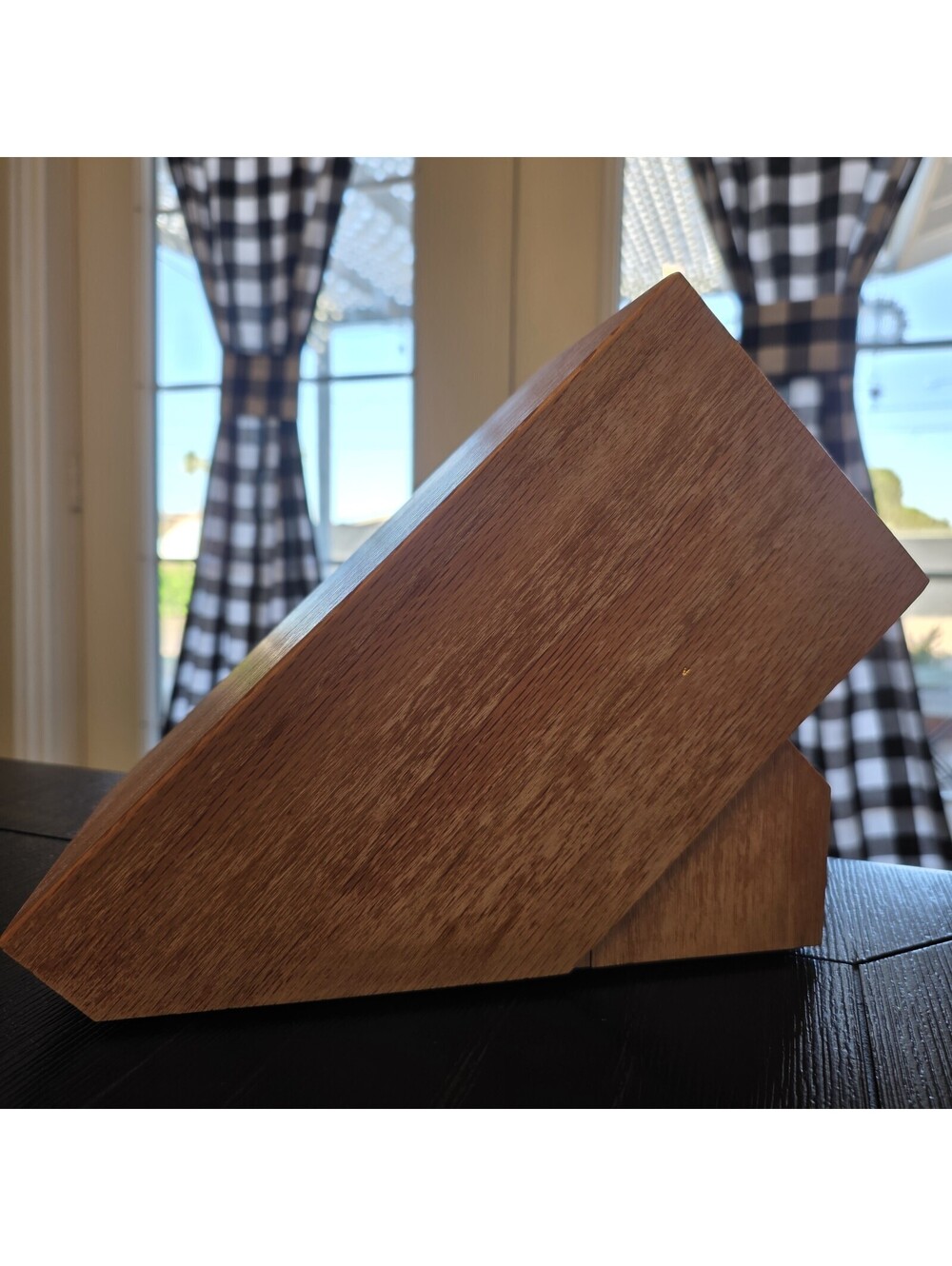 Cutco Wooden Knife Block 18 Slot 2 Hole Kitchen Knife Storage Holder Made In USA - Picture 3 of 15
